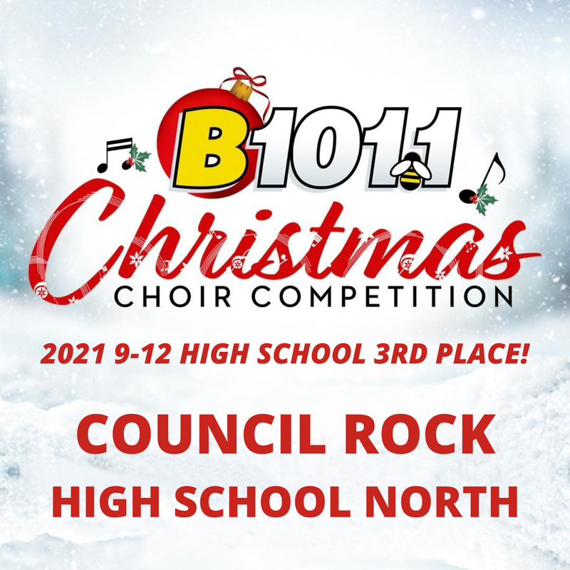 Council Rock High School North wins 3rd place in the 2021 Christmas Choir Competition