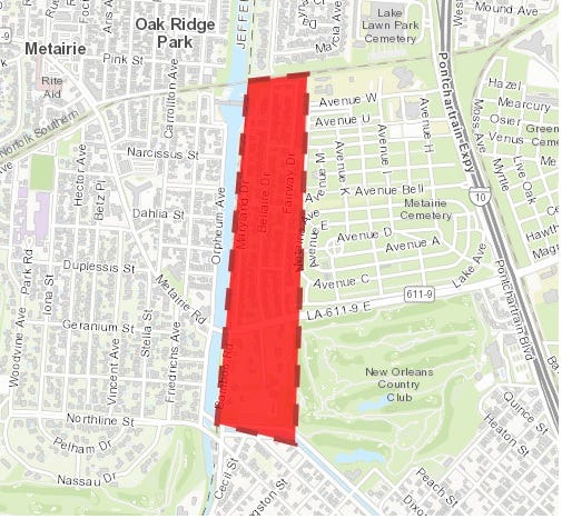 Boil Water Advisory for area along 17th Street Canal