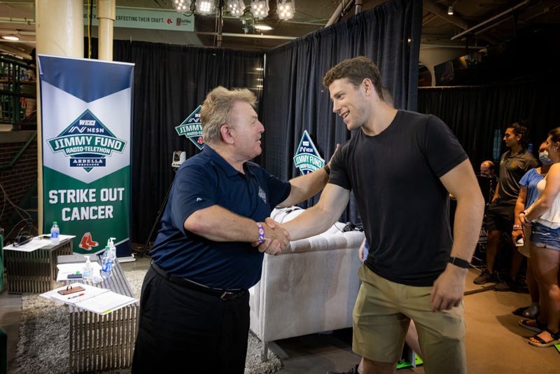 Charlie Coyle and Glenn Ordway