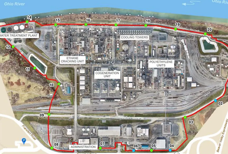 Layout of Shell Cracker Plant