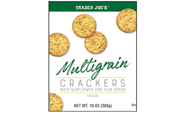 Trader Joe’s Multigrain Crackers with Sunflower and Flax Seeds may contain metal