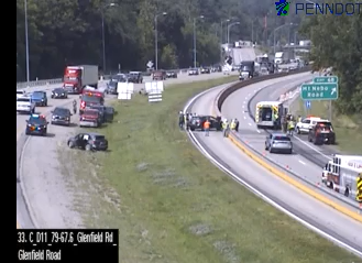 Crash on I-79