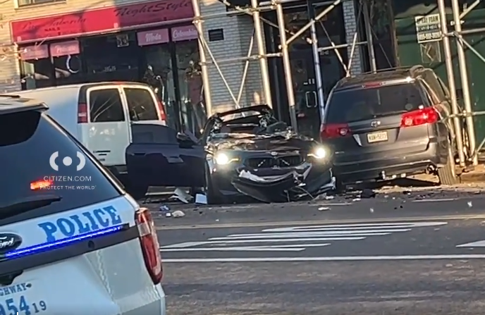 One driver killed, another in custody after a 3-car crash in Queens