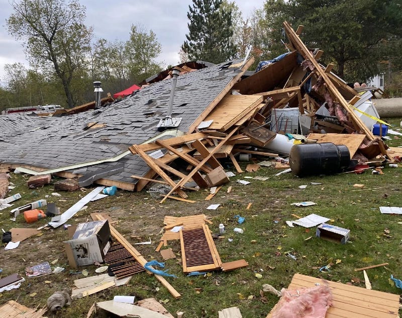 Crawford County home reduced to rubble after gas leak causes explosion