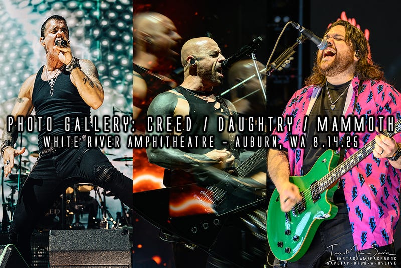 Creed / Daughtry / Mammoth - White River Amphitheatre - Auburn, WA 8.4.25