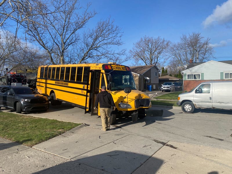 Crestwood school bus involved in crash