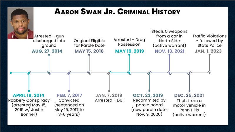 Aaron Swan Criminal history