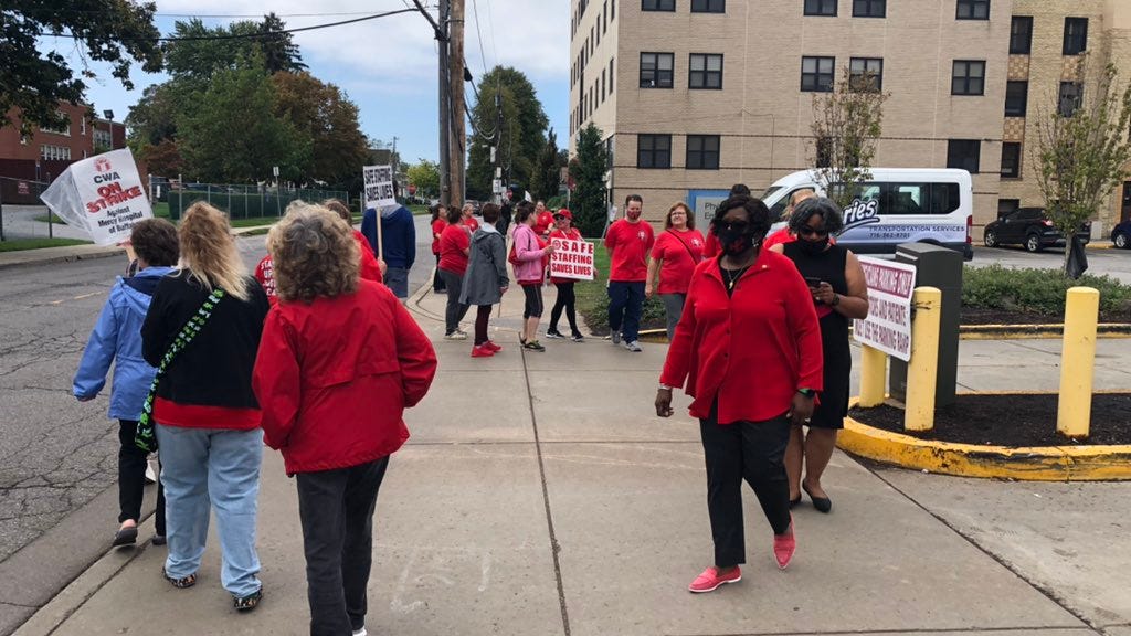 Day 6: Strike continues at Mercy Hospital