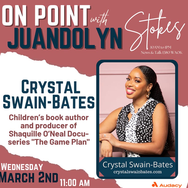 Swain-Bates Talks Literature and New Shaquille O' Neal's Docu-series