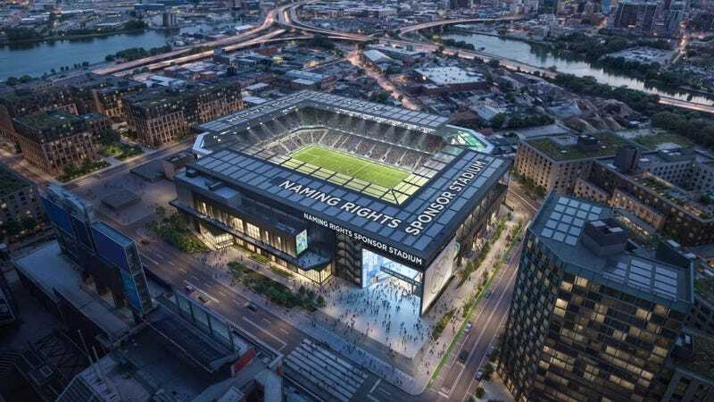A rendering of the NYCFC stadium the NYC Council voted to approve on Thursday which will be built near Citi Field in Willets Point, Queens.