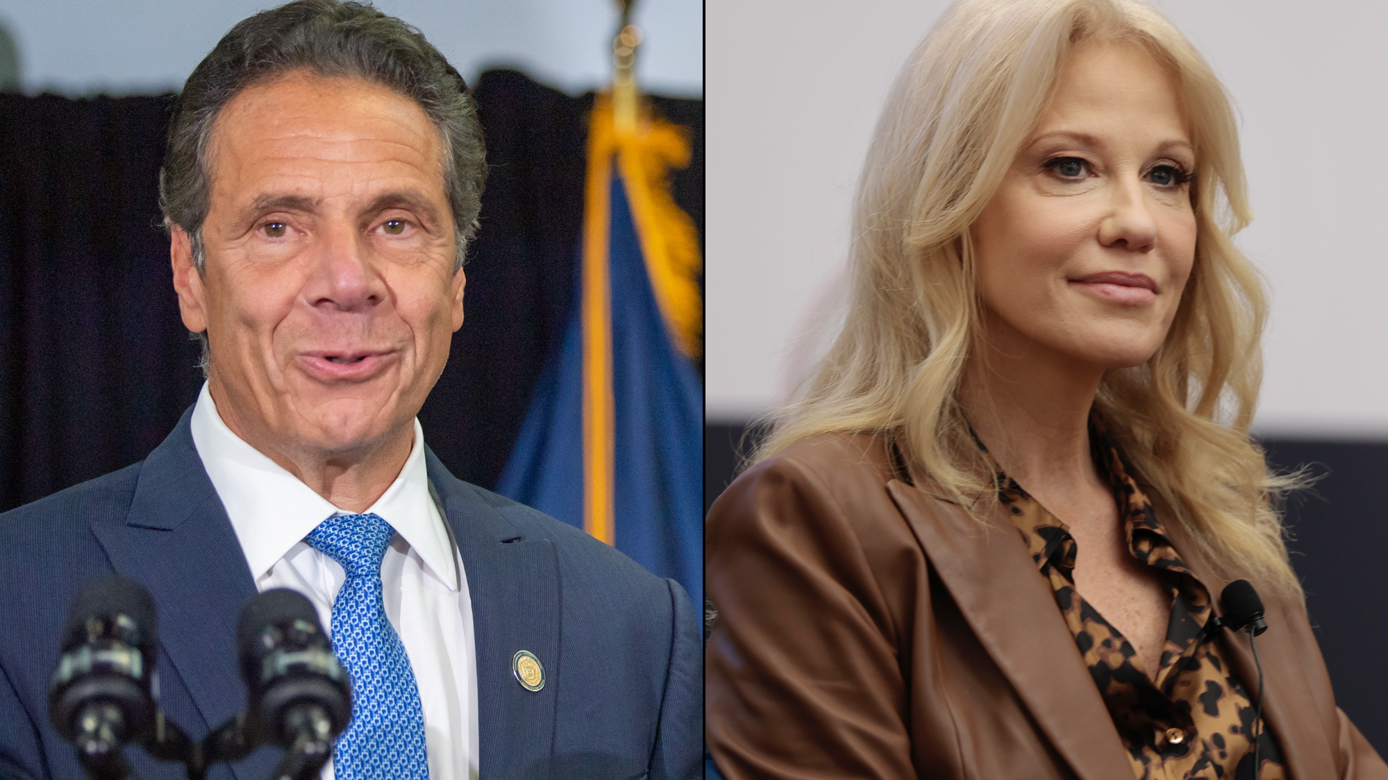 Andrew Cuomo, Kellyanne Conway have dinner at NYC Italian restaurant