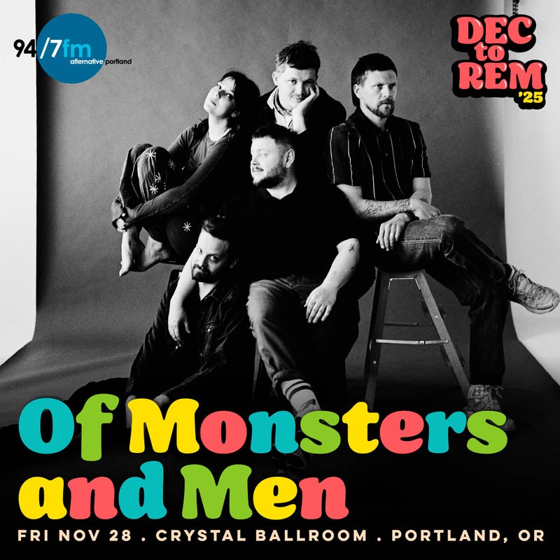 SHOW ONE: Friday November 28th: Of Monsters and Men at Crystal Ballroom