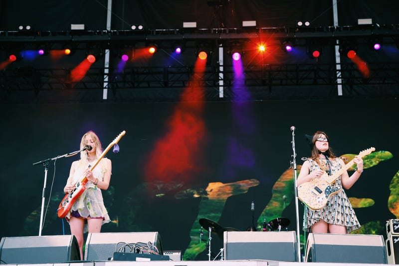Wet Leg playing at Austin City Limits Music Festival 2022