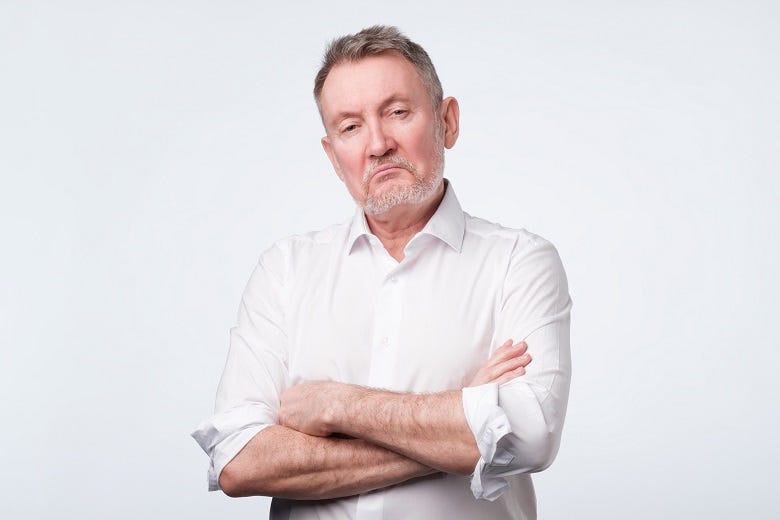 Dad with arms folded