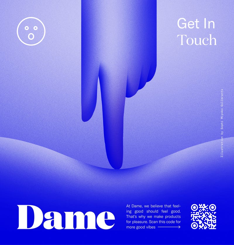 Dame subway ad