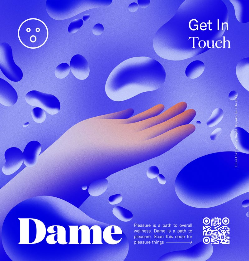 Dame subway ad