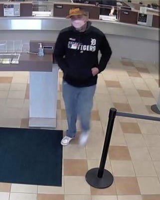 Comerica Bank robbery suspect in Dearborn Heights