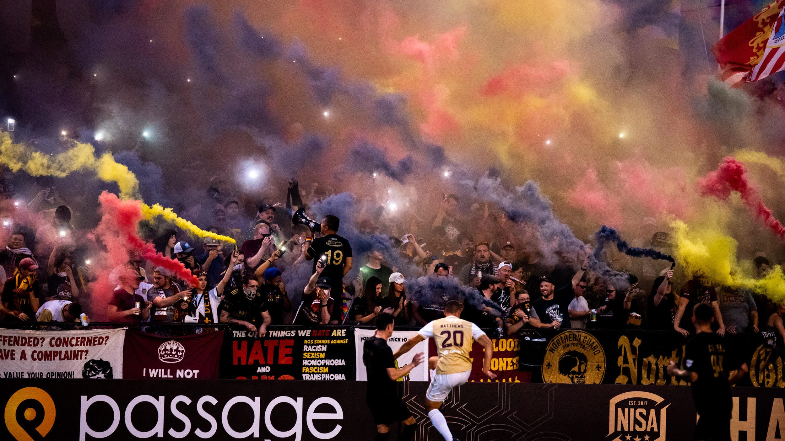 Singing, smoke bombs and winning: Detroit City FC goes from amateur start-up to USL Championship