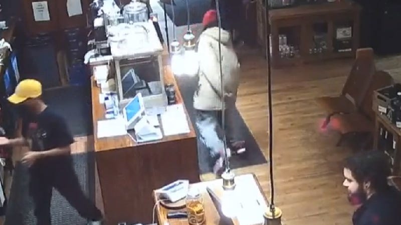 Detroit police searching for man seen on video stealing nearly $300 in tips from church-turned-restaurant
