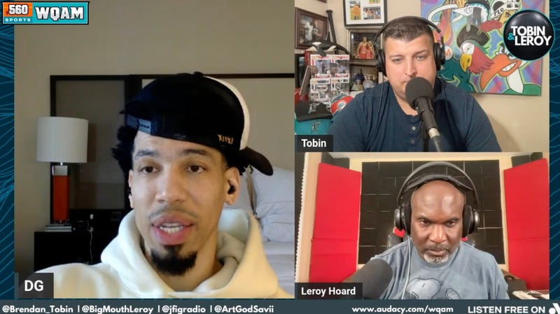 Danny Green with Tobin and Leroy