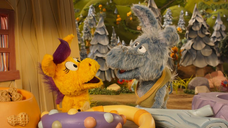 Scene from "Donkey Hodie: A Big Favor For Grampy"