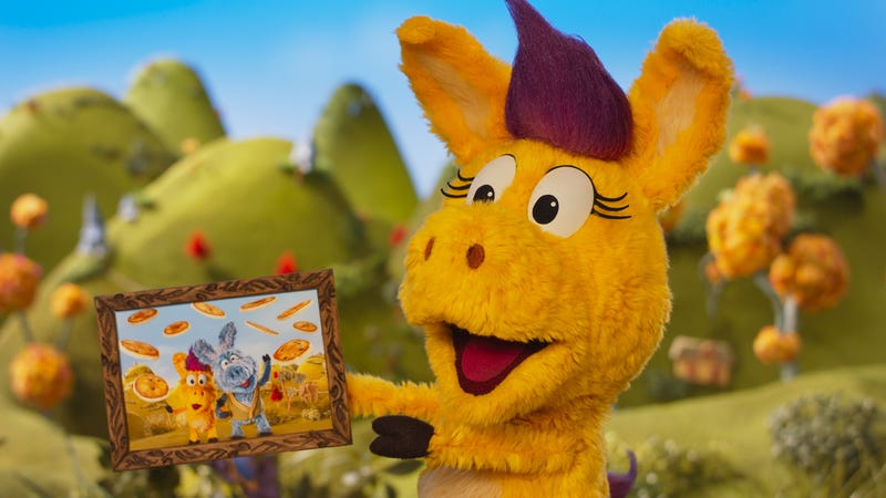 Scene from "Donkey Hodie: Flying Flapjacks"