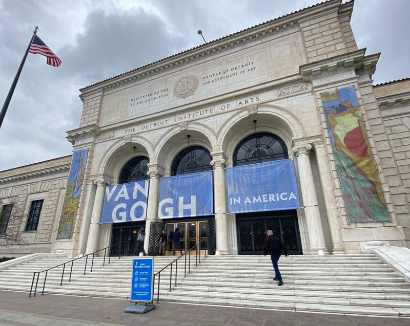 An art collector from Brazil sued the Detroit Institute of Arts on Tuesday for allegedly stealing a Vincent Van Gogh painting that he claims has been missing for nearly six years before it was discovered hanging in the museum's "Van Gogh in America" exhibition.