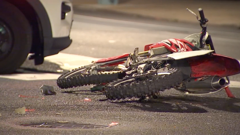  2 women on illegal dirt bike critically wounded in Frankford crash