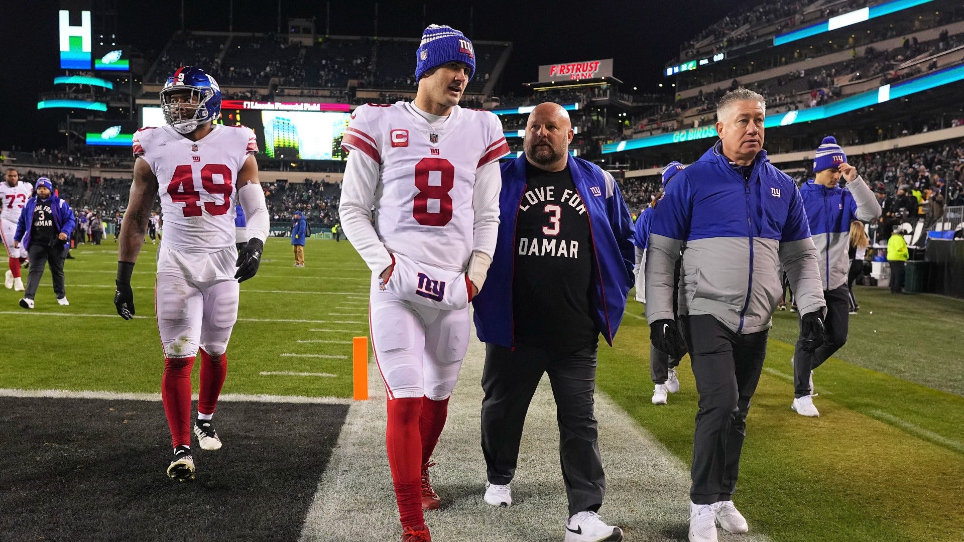 Giants-Eagles NFC Divisional Round game set for Saturday, Jan. 21 at 8:15 p.m.