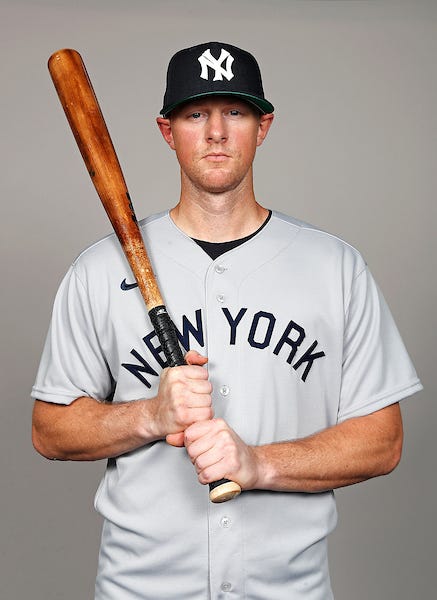 DJ LeMahieu in a Field of Dreams uniform