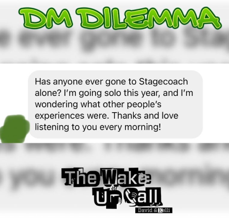 DM Dilemma: I'm going to Stagecoach alone
