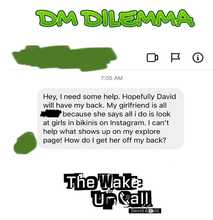 DM Dilemma- she's mad I'm looking at bikini pictures