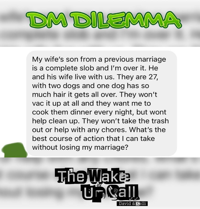DM Dilemma: My wife's son is a slob