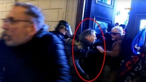 Marine major charged with assaulting police officer during Capitol riot