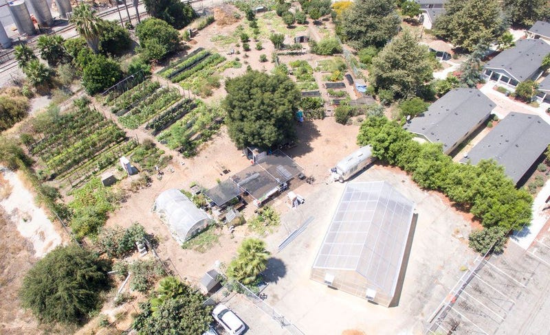Aerial view of Grow Good facilities