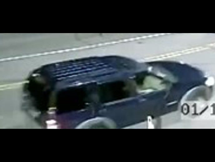 Surveillance footage of Ford Explorer involved in deadly hit-and-run