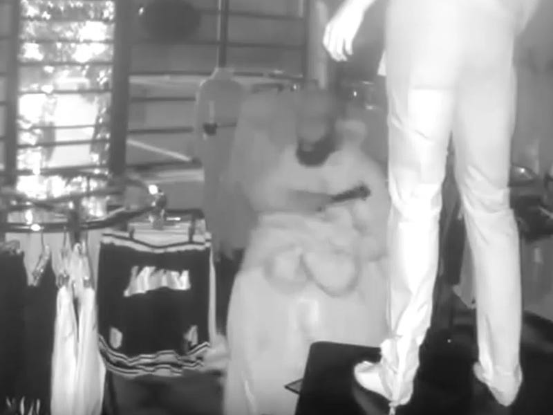 Clothing store suspect