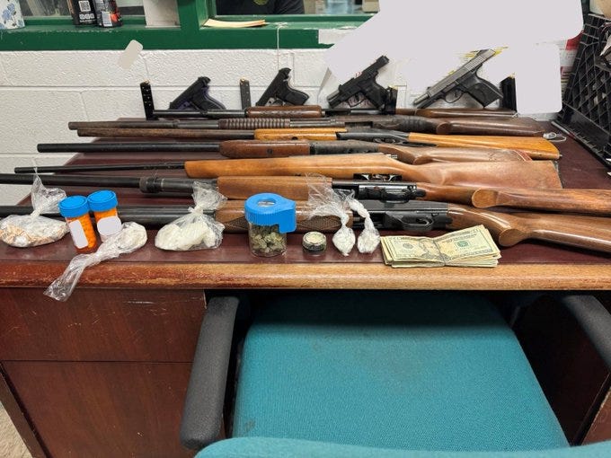 Drugs and guns seized in Detroit