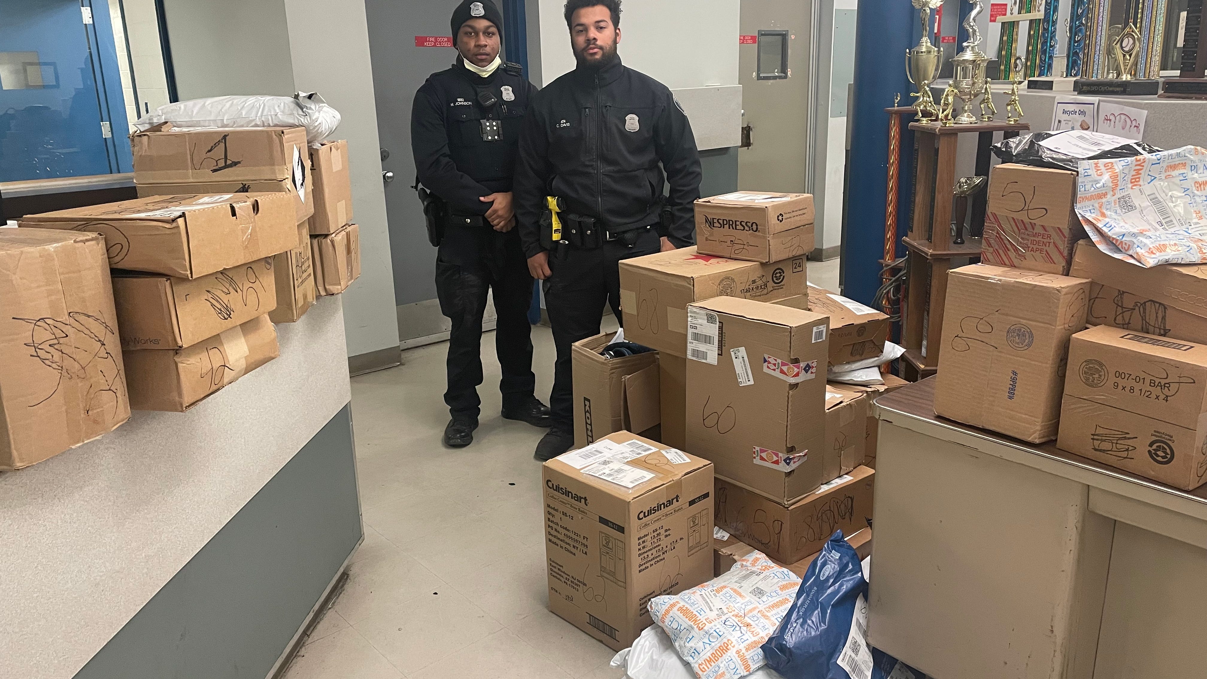 Detroit police arrest Grinch-like porch pirate who had 41 stolen packages in his van weeks before Christmas