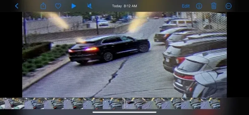 Black Lincoln Nautilus leaving hospital