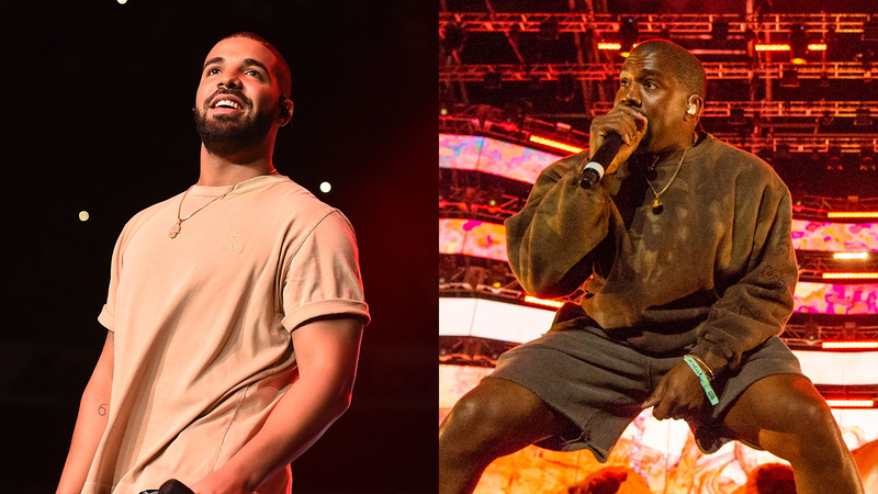Drake and Kanye West