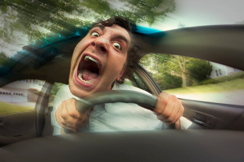 angry driver