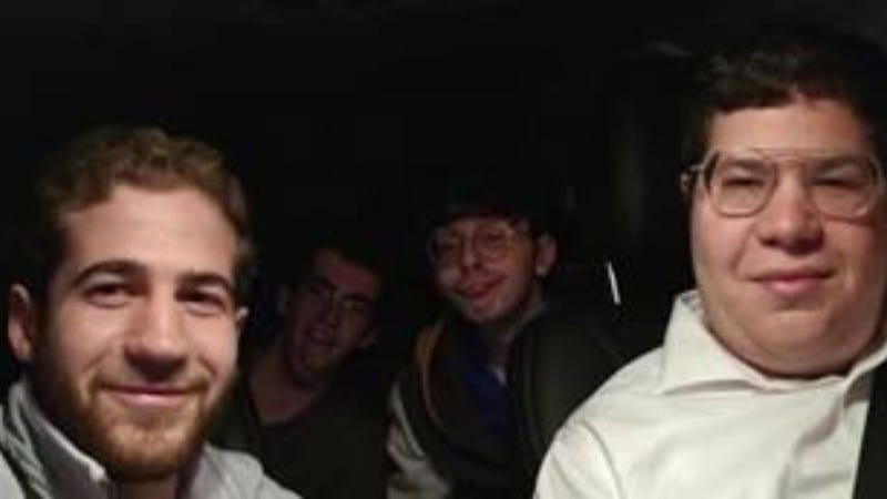 19-year-old Yaakov Kilberg, along with his passengers, Aharon Lebovits and Shlomo Cohen, both 18, of Lakewood, New Jersey, and Chaim Grossman, 18,
