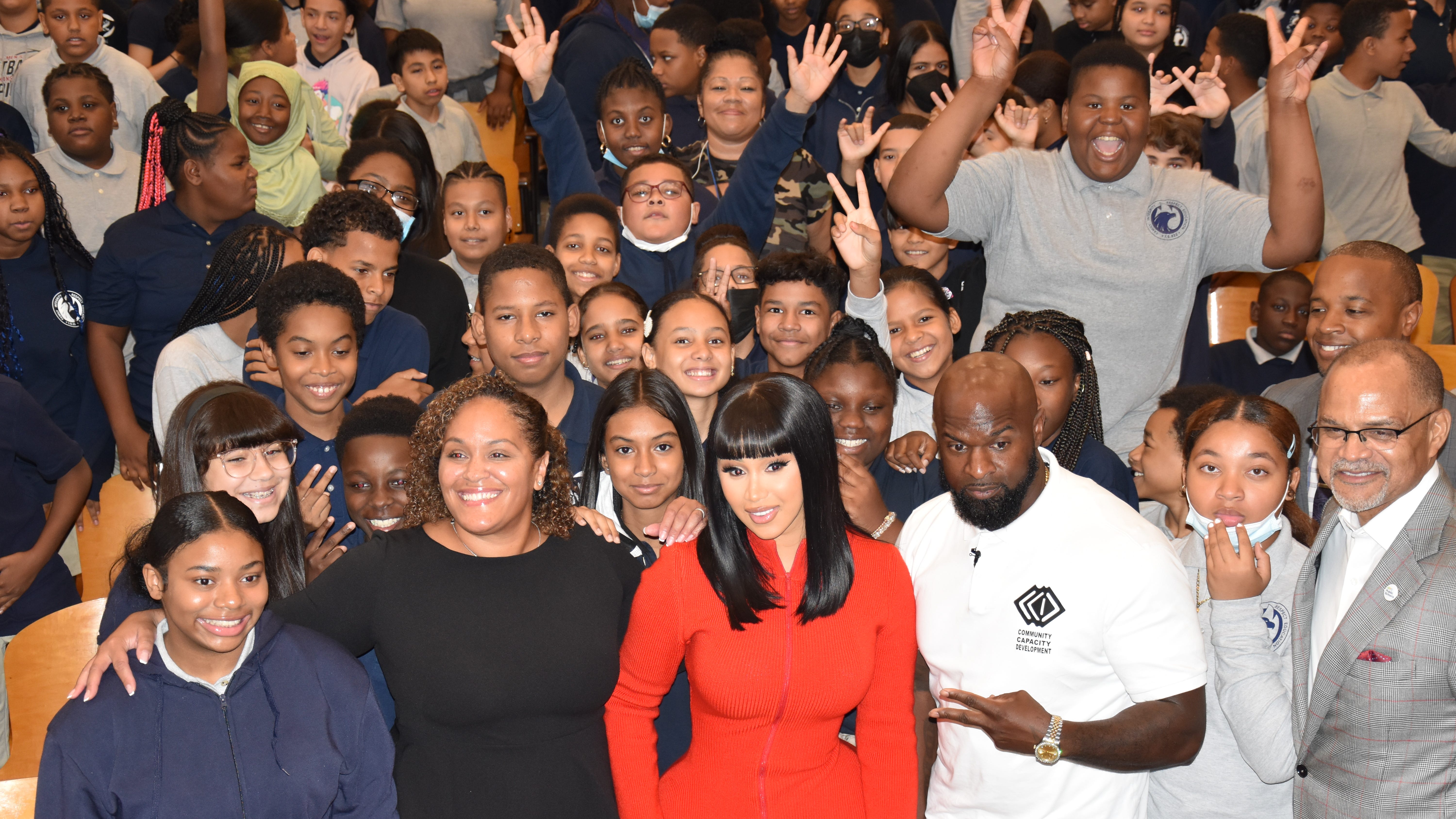 Cardi B visits her Bronx middle school, donates $100K: 'I was like a bad kid'