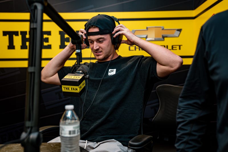 Kenny Pickett inside Studio B at Bowser Chevy