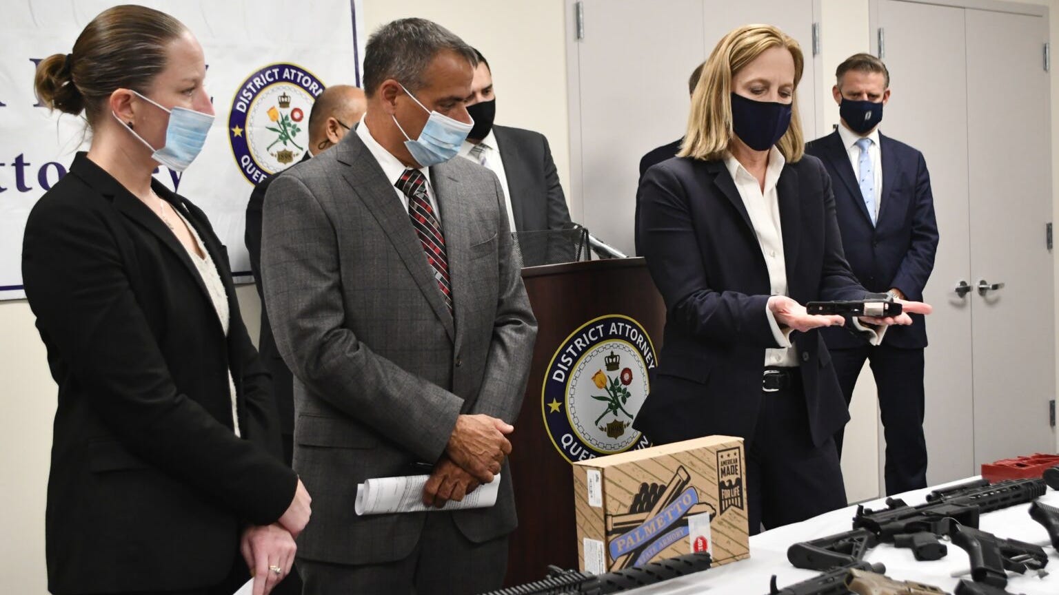 Queens man charged after 25 'ghost guns,' ammunition found inside home: DA