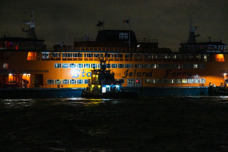 The fire had been contained to an engine room by the time FDNY firefighters arrived