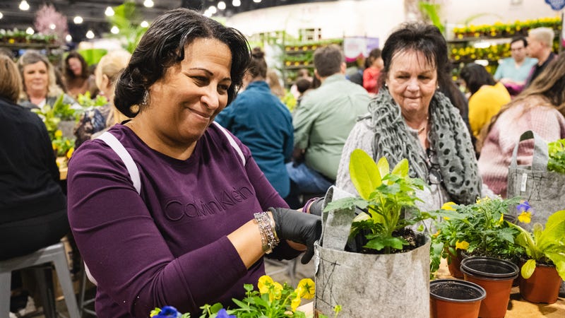 Philadelphia Flower Show potting party