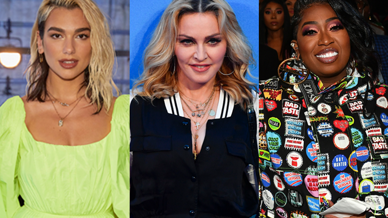 Dua Lipa, Madonna, and Missy Elliott Light Up 'Levitating' Remix Video