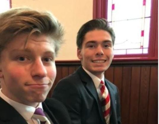 Anthony Dudchik (L), Robert Dudchik